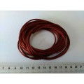 Шовковий шнурок гладкий коричневий д-2,0мм